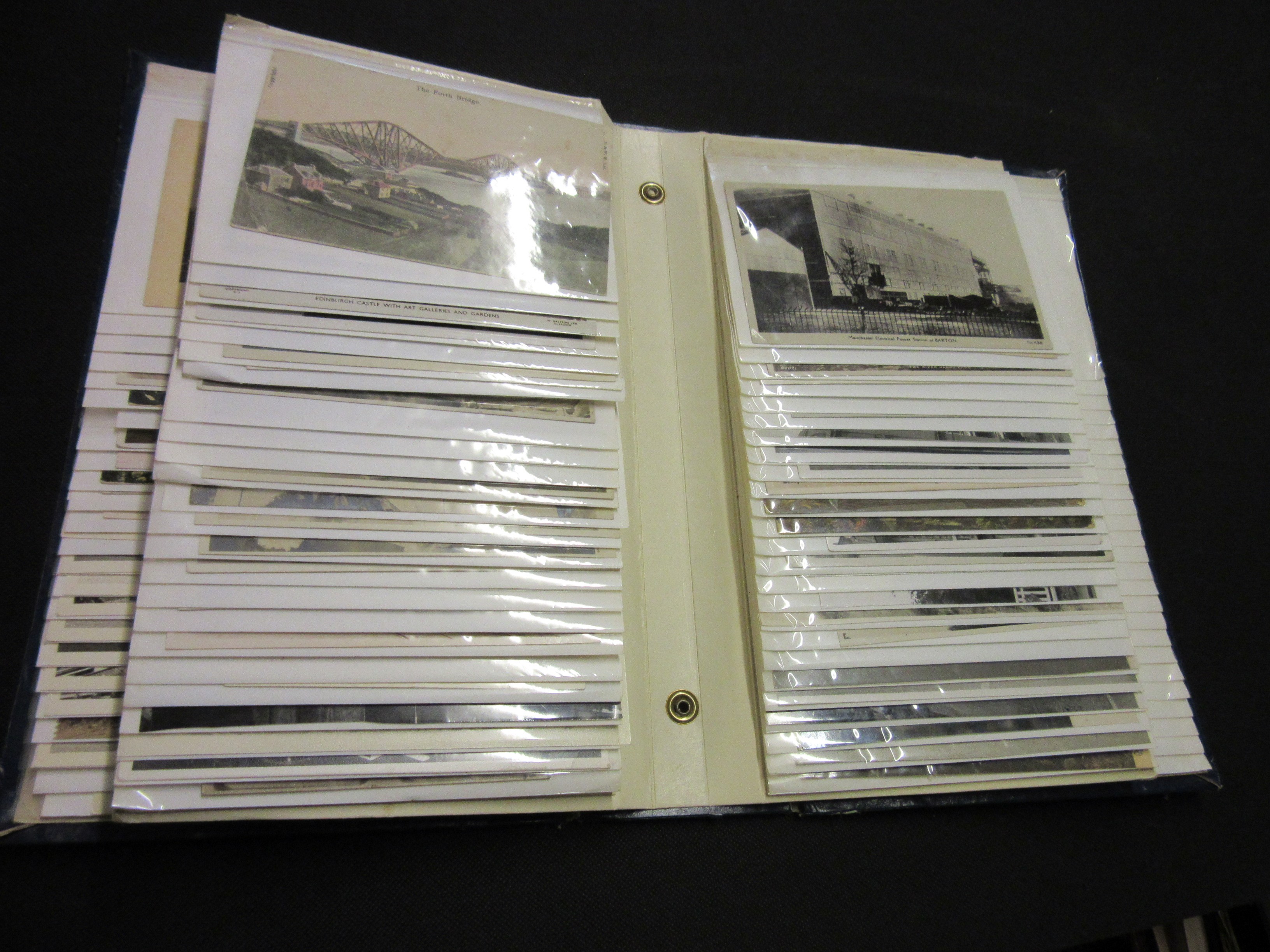 ALBUM OF APPROX 200 VINTAGE POSTCARDS Image