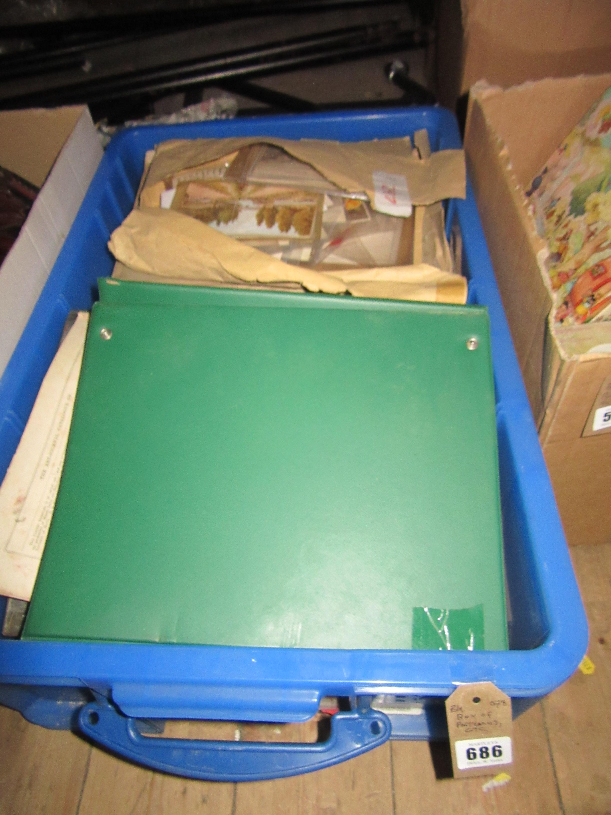 BOX OF POSTCARDS ETC Image