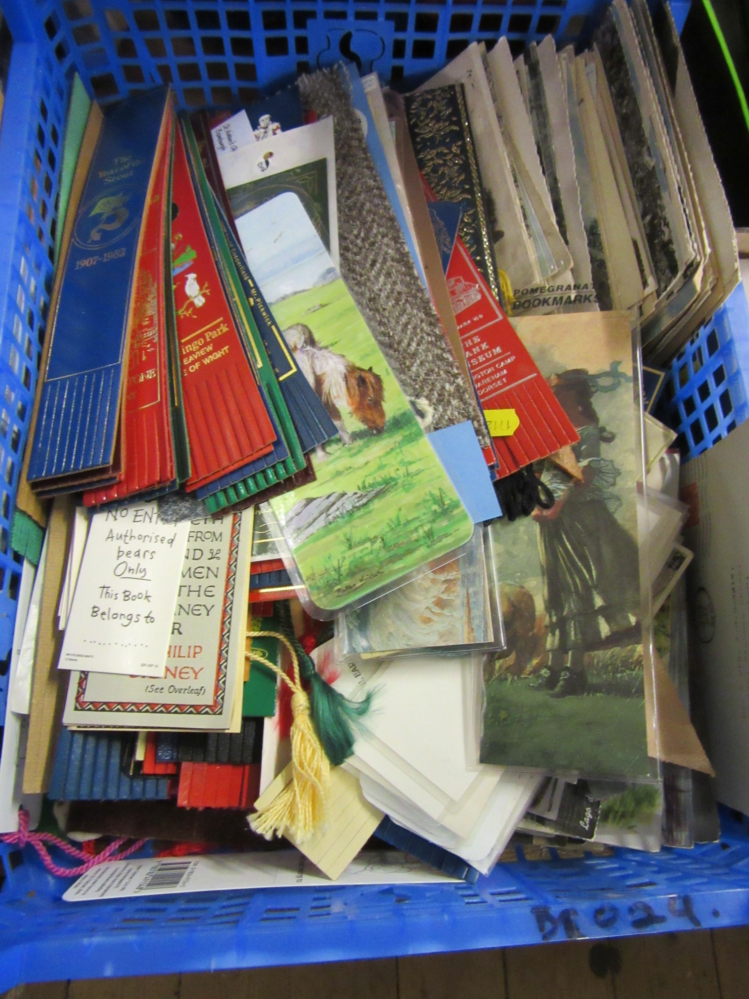 BOX OF BOOKMARKS AND POSTCARDS Image