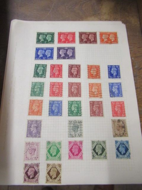 BOX OF STAMPS INCLUDING PENNY BLACK AND STAMP BOOKLETS Image