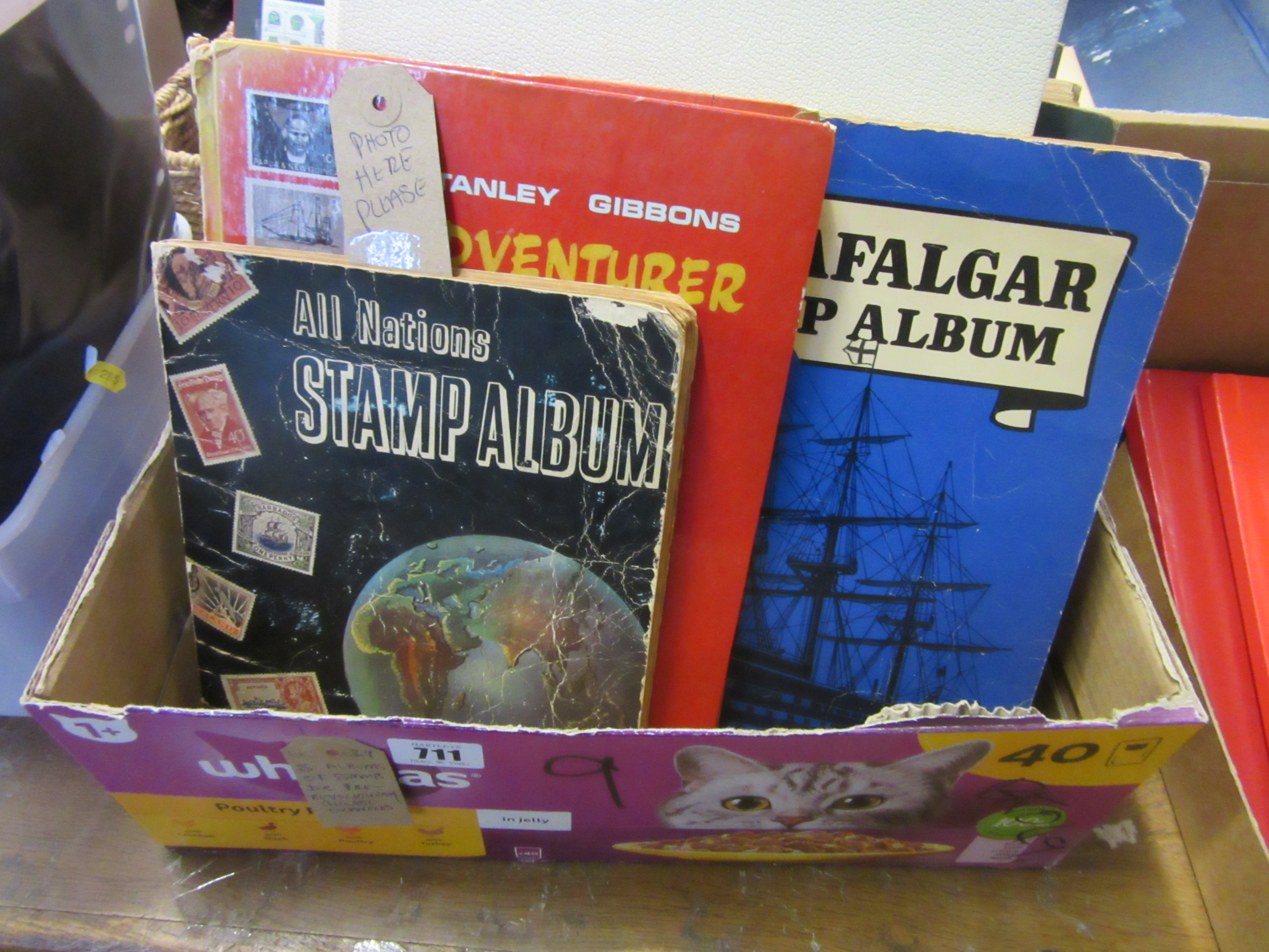 FIVE ALBUMS OF STAMPS INCLUDING THREE REVOLUTIONARY CHINESE EXAMPLES Image