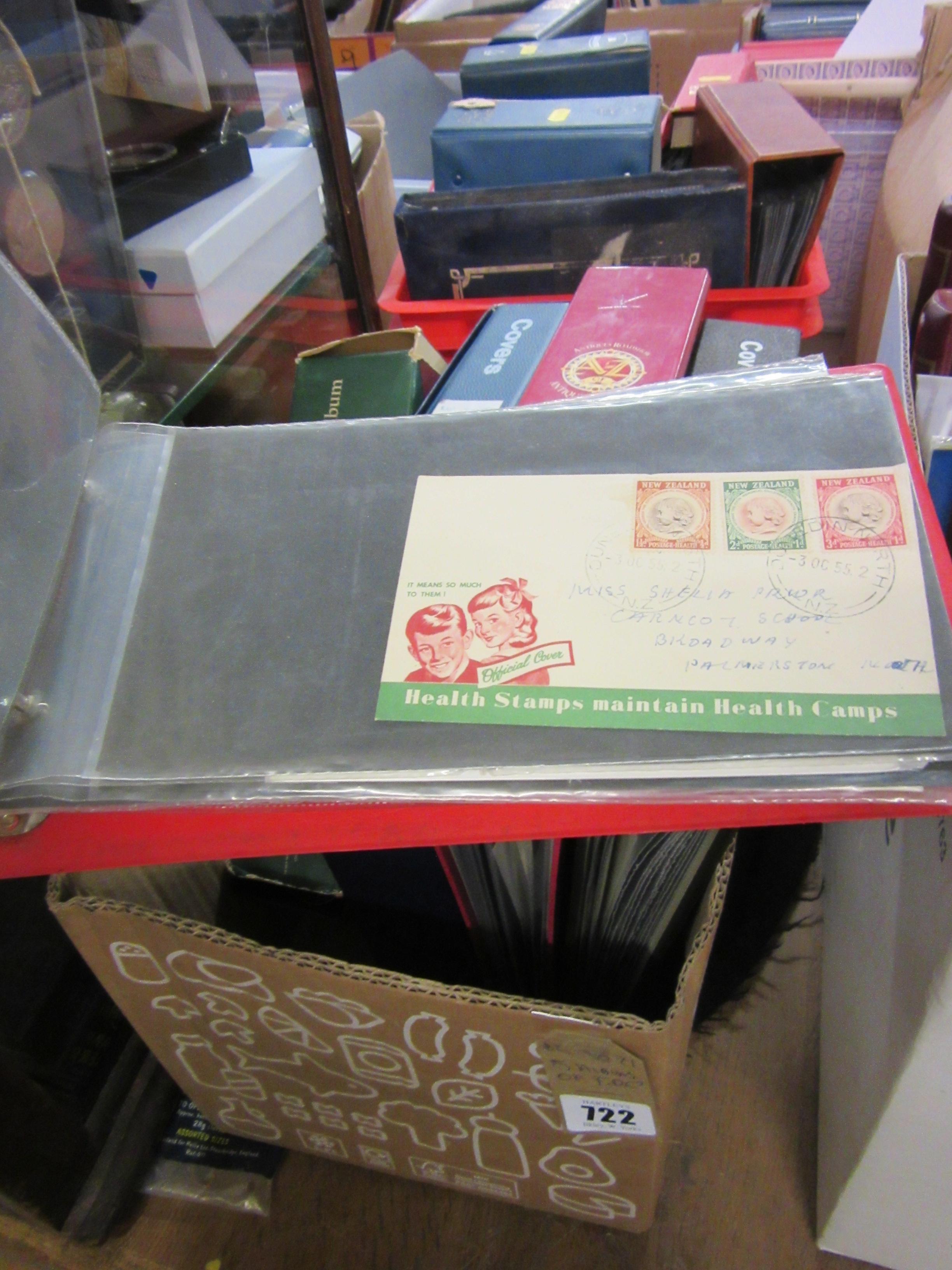 FIVE ALBUMS OF FIRST DAY COVERS Image