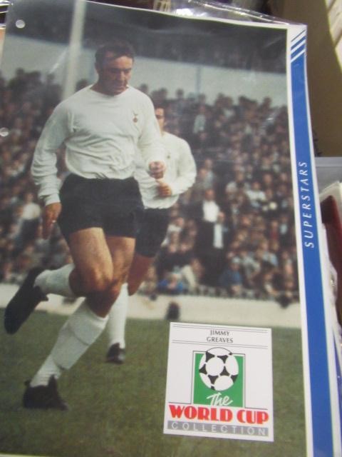 FOUR ALBUMS OF MINT WORLD CUP AND SUPER STARS STAMPS AND FIRST DAY COVERS Image