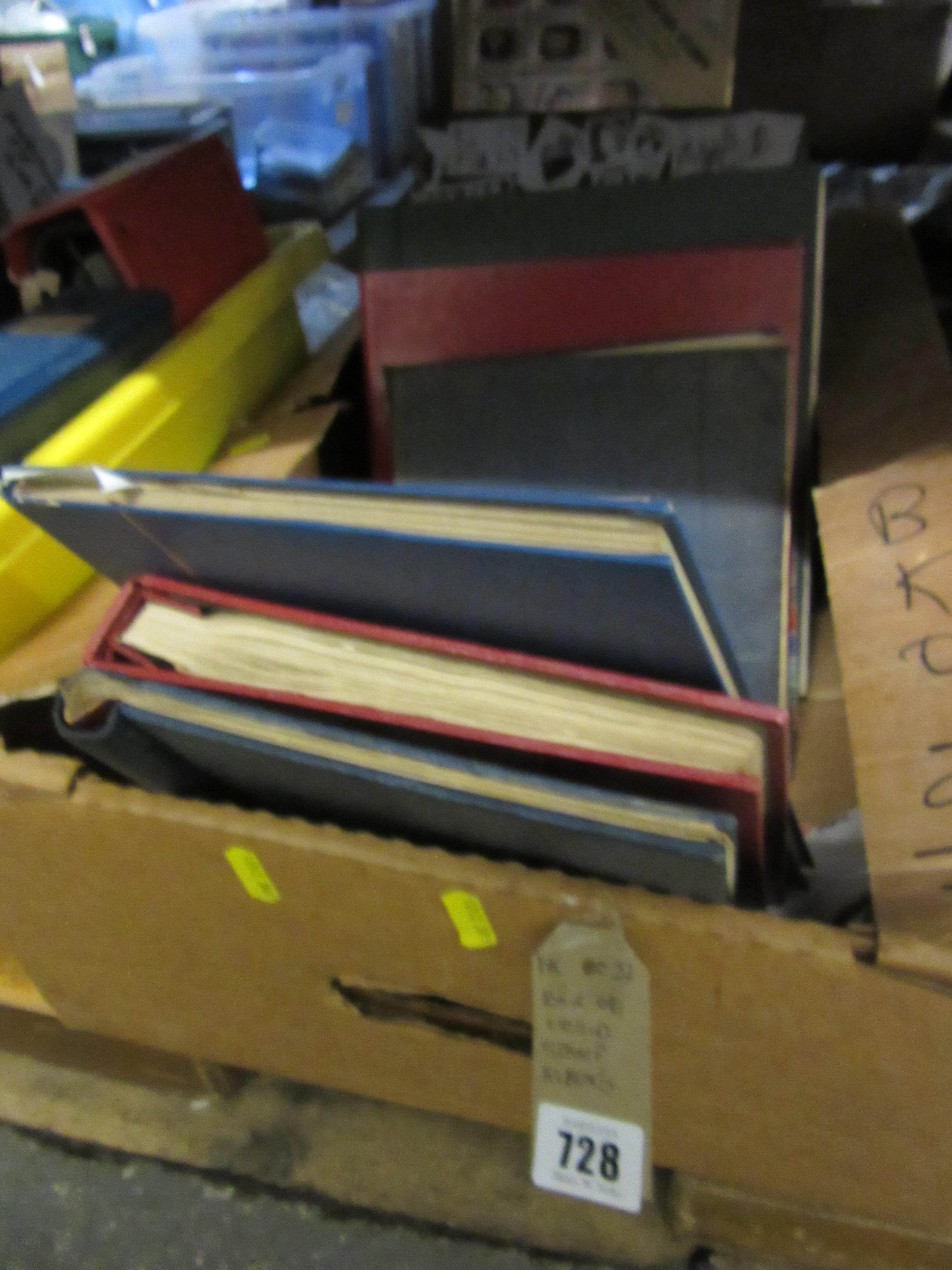 BOX OF WORLD STAMP ALBUMS Image