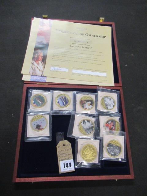 SET OF ERII DIAMOND JUBILEE COINS WITH CONCORDE COIN Image