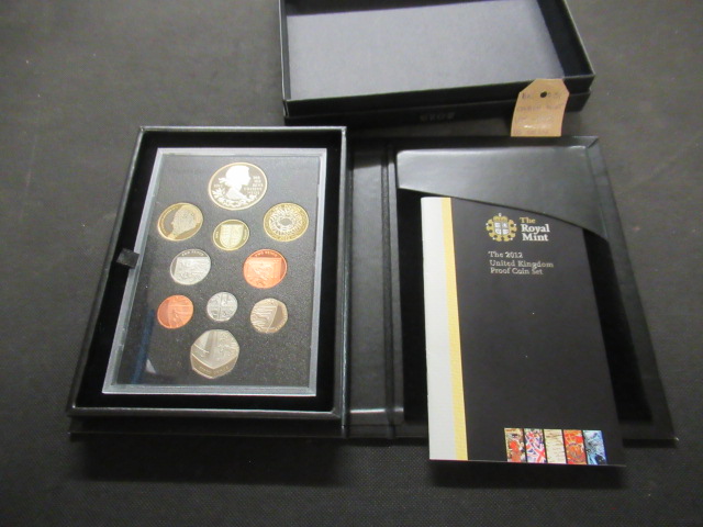 CASED MINT UK 2012 TEN COIN PROOF SET Image