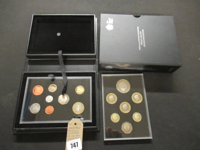 CASED MINT UK 2013 COLLECTORS EDITION FIFTEEN COIN PROOF SET INCLUDING GOLDEN GUINEA AND TWO Image