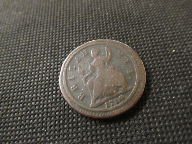 1719 GEORGE I HALFPENNY Image