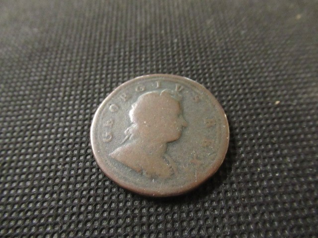 1719 GEORGE I HALFPENNY Image