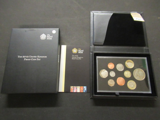 2012 UK TEN PROOF COIN SET Image
