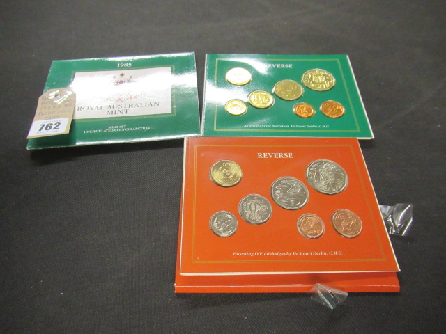 AUSTRALIAN 1985 AND 86 PROOF COIN SETS Image