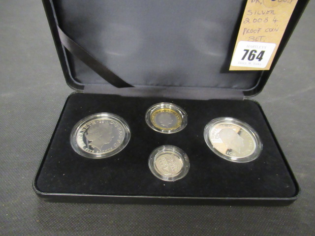 SILVER 2008 FOUR PROOF COIN SET Image
