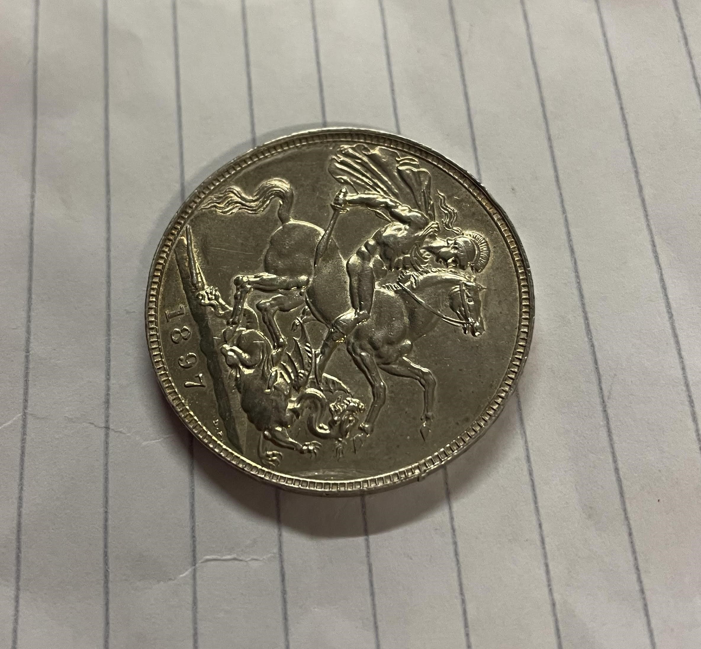 SILVER 1897 HIGH GRADE CROWN Image