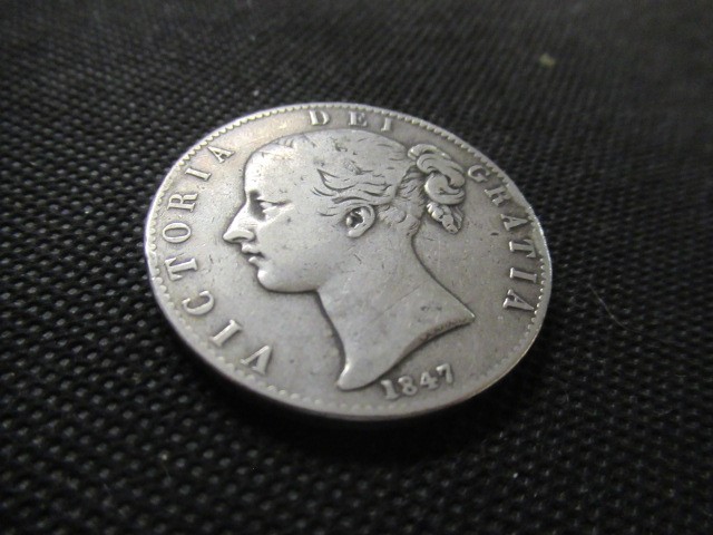SILVER 1847 CROWN Image
