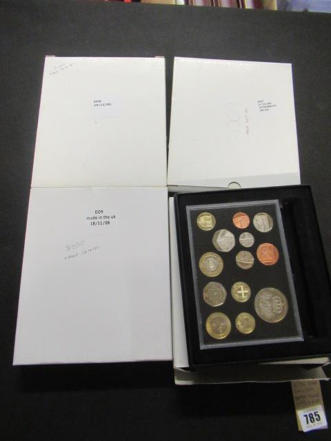 FOUR UK PROOF COIN SETS DATED 2006/7/8/10 Image