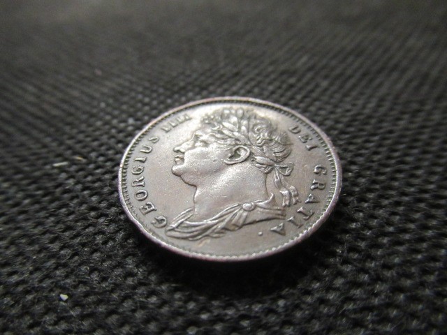 1821 HIGH GRADE GEORGE IV FARTHING Image