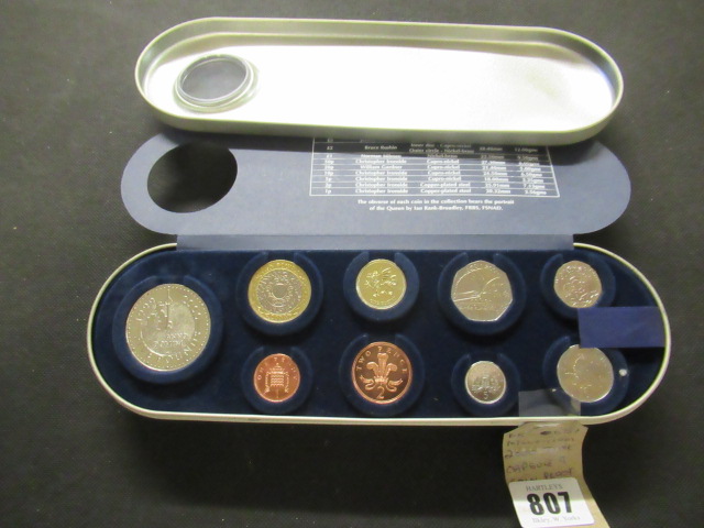 MILLENIUM 2000 TIME CAPSULE NINE COIN PROOF SET Image