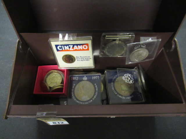 UK AND WORLD COINS INCLUDING US 1892 HALF DOLLAR Image