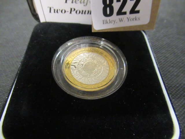 UK SILVER 1997 PIEDFORT PROOF TWO POUND COIN - 24G Image