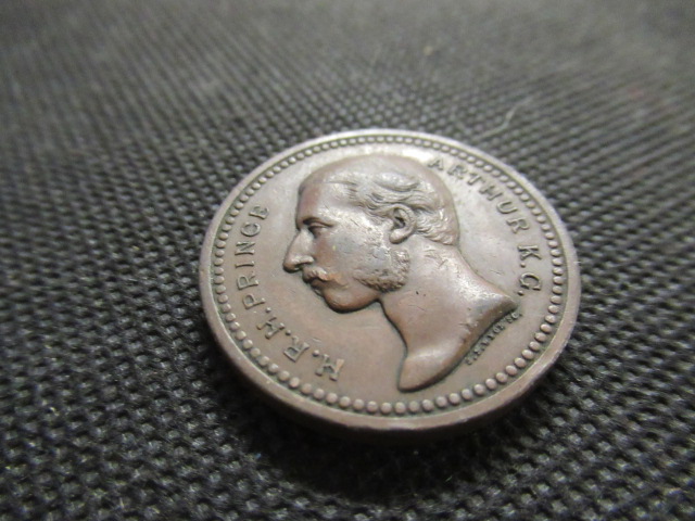 1873 ALBERT HALL MEDALLION WITH PRINCE ARTHUR OBVERSE Image