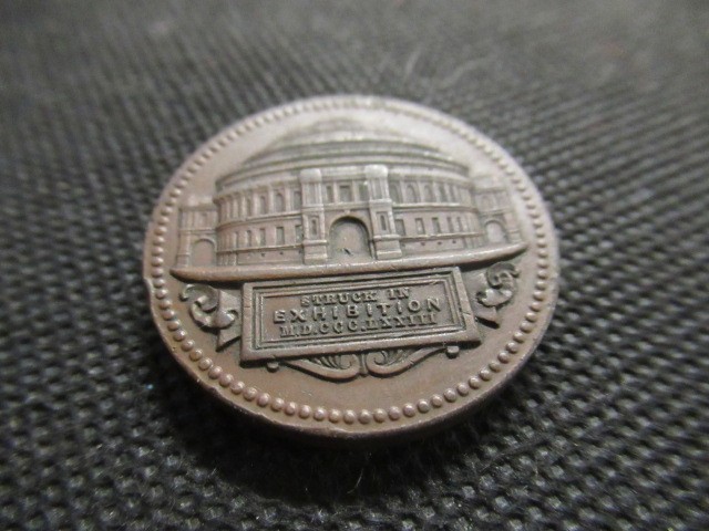 1873 ALBERT HALL MEDALLION WITH PRINCE ARTHUR OBVERSE Image