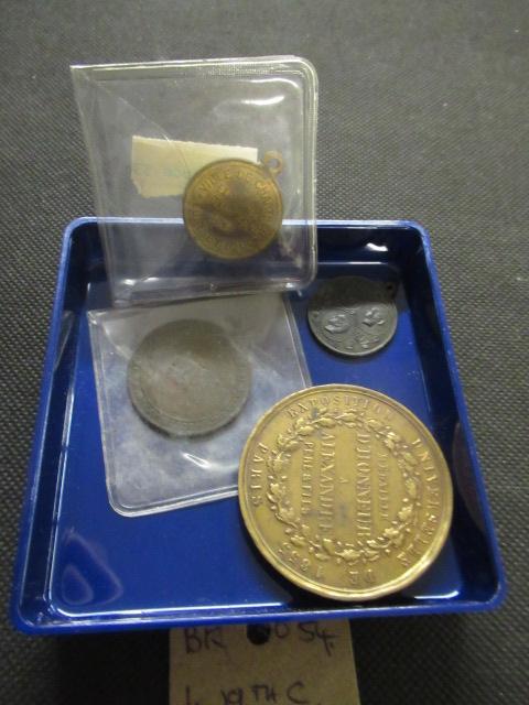 FOUR 19TH CENTURY FRENCH PARISIAN EXHIBITION MEDALLIONS ETC Image