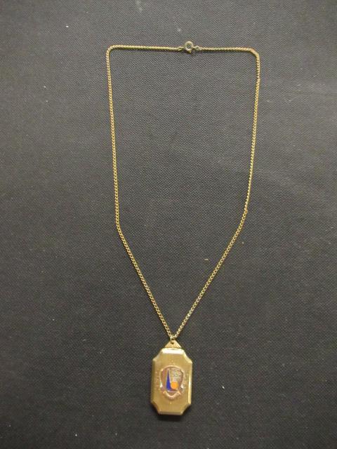 NEW YORK 1939 WORLDS FAIR LOCKET AND CHAIN Image