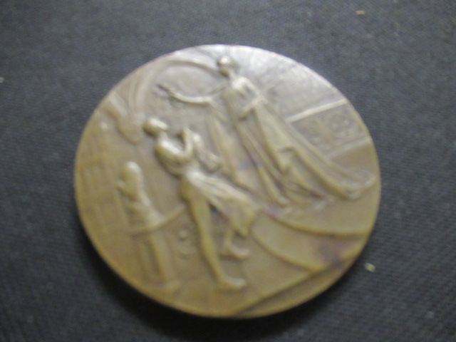 BELGUM 1910 BRUSSELS EXHIBITION MEDALLION Image