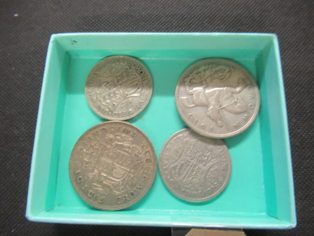 GB 1935 AND 1937 CROWNS AND TWO HALF CROWNS Image