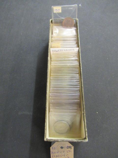 BOX OF UK FLORINS CIRCA 1947-1963 ETC Image
