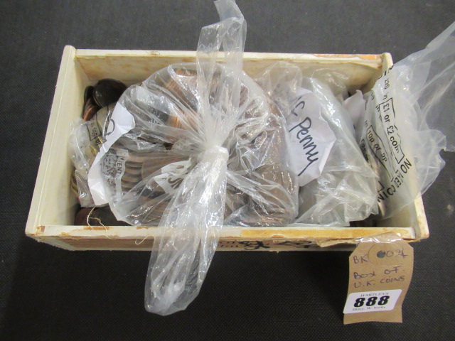 BOX OF UK COINS Image