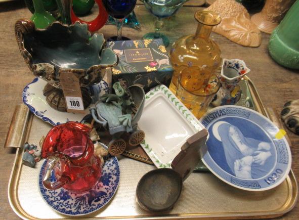 TRAY OF MISCELLANEOUS CERAMICS ETC Image