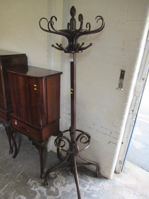 BENTWOOD COAT AND HAT STAND Image