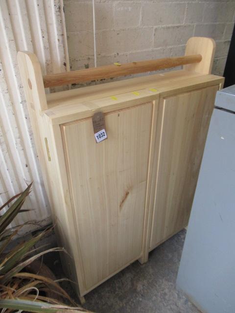 FLOOR STANDING POPLAR TOOL CUPBOARD Image