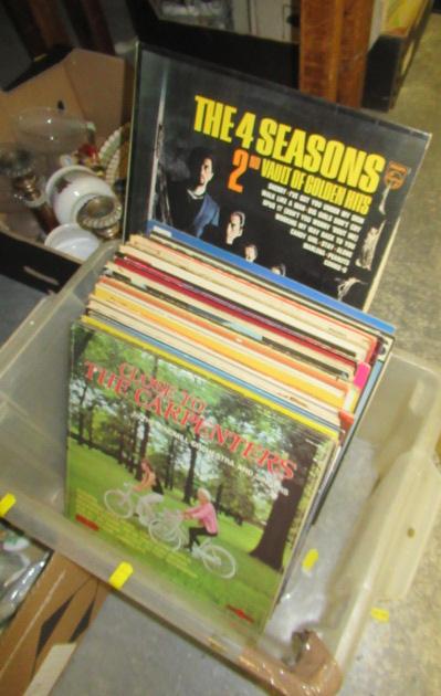BOX OF LP RECORDS Image