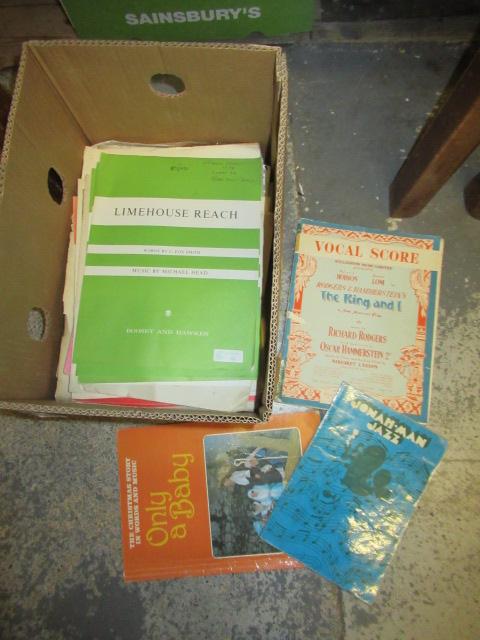 BOX OF SHEET MUSIC Image
