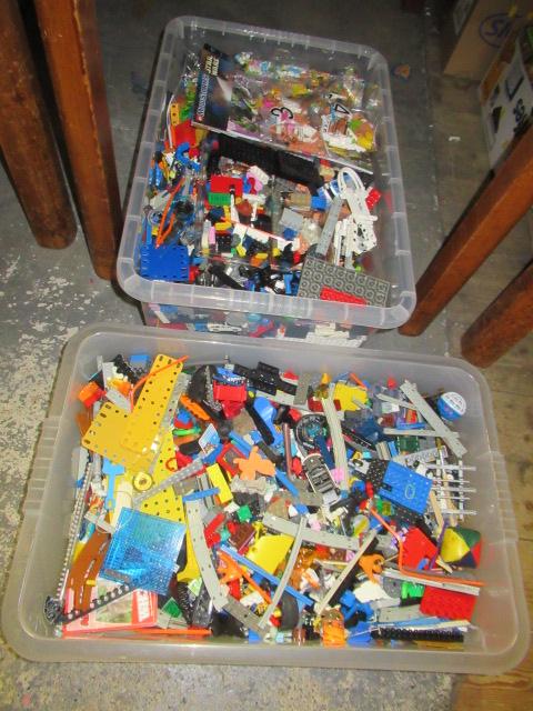 TWO BOXES OF LEGO Image