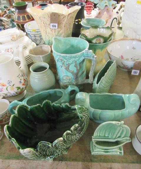 QUANTITY OF CERAMIC JUGS INCLUDING BESWICK AND CORAL Image