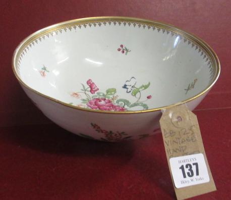 VINTAGE HAND PAINTED BOWL Image