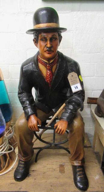 SEATED CHARLIE CHAPLIN MODEL Image