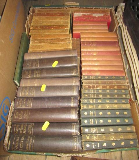 BOX OF 19TH CENTURY CLASSIC BOOKS Image