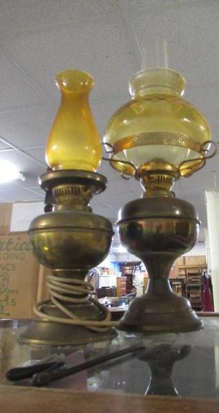 TWO OIL STYLE LAMPS Image