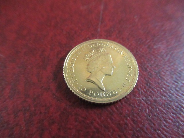 1989 GOLD 1/10 BRITANNIA COIN - 3.5G Image