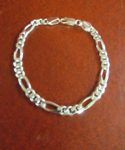 SILVER FIGARO BRACELET Image