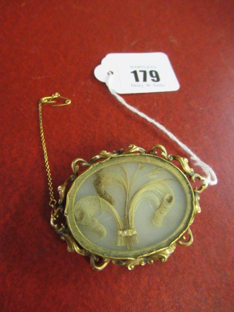 VICTORIAN MOURNING BROOCH Image