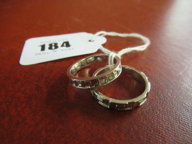 TWO SILVER RINGS Image