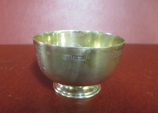 LADIES GOLFING SILVER TROPHY BOWL Image