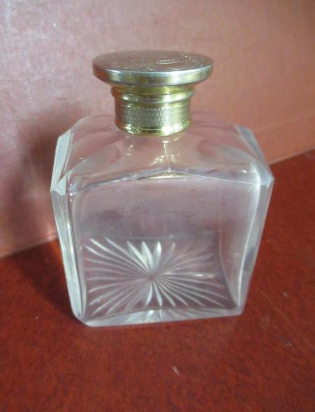 SILVER TOPPED PERFUME BOTTLE Image