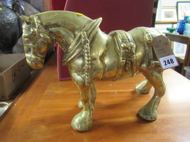 BRASS SHIRE HORSE Image