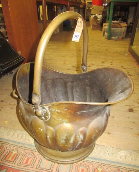 BRASS COAL BUCKET Image